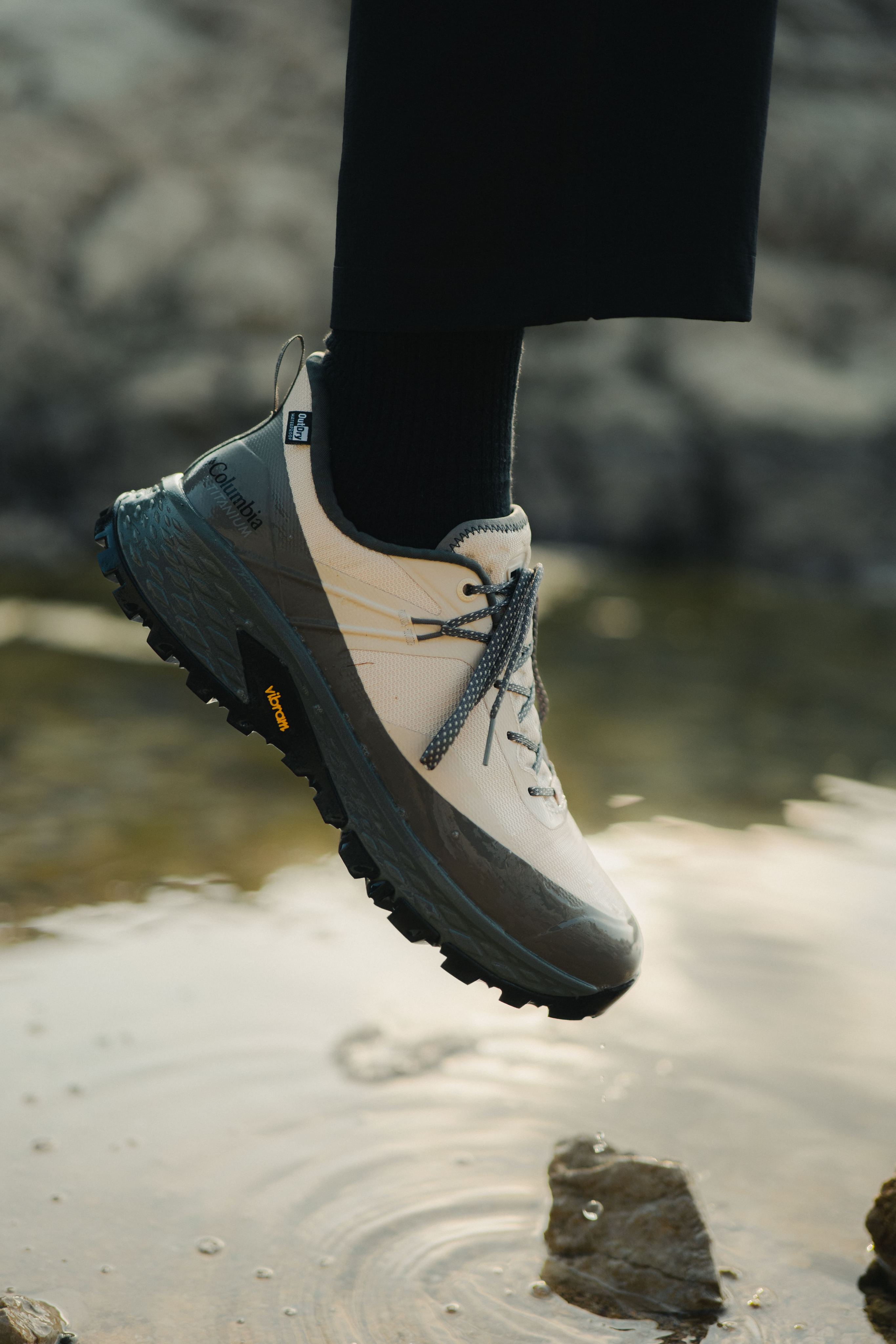 Chaussures Diadora présentées au stand, photo outdoor sport et équipement